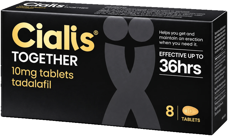 Cialis Together 10mg tablets, pack of 8