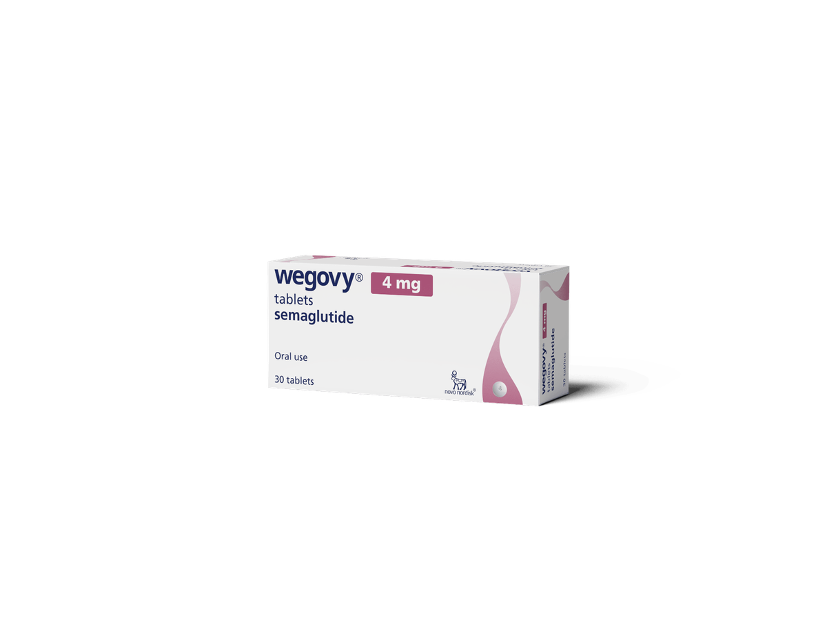 Wegovy 4mg tablet pack